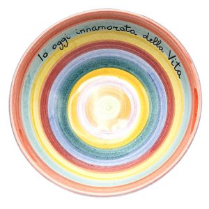 Ciotola colorata in ceramica